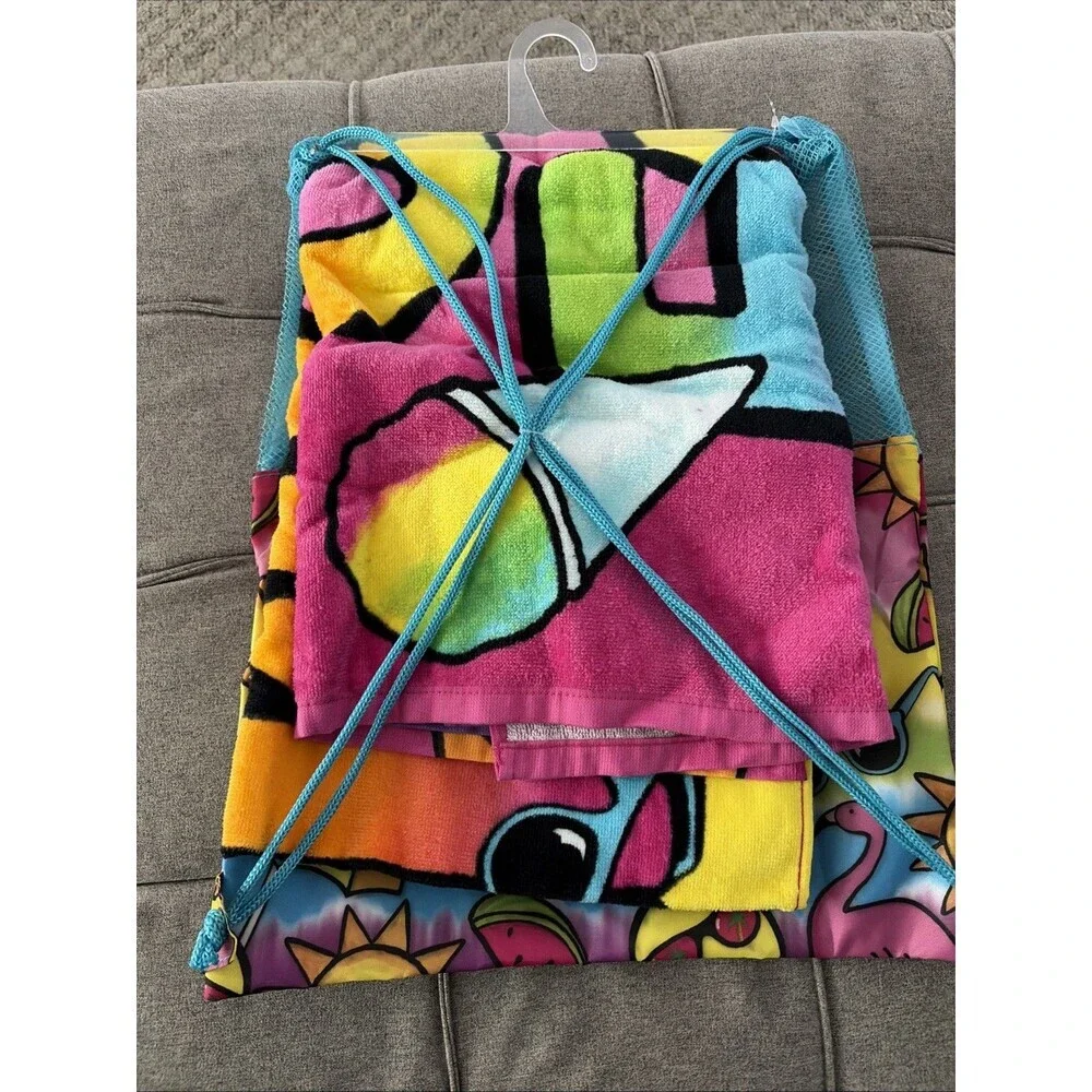 3C4G Beach Towel & Bag Set